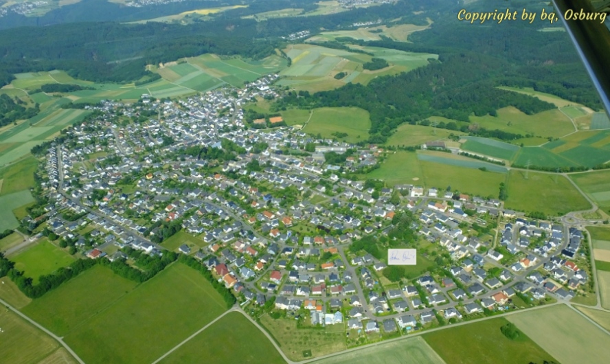 Osburg aus östlicher Richtung gesehen